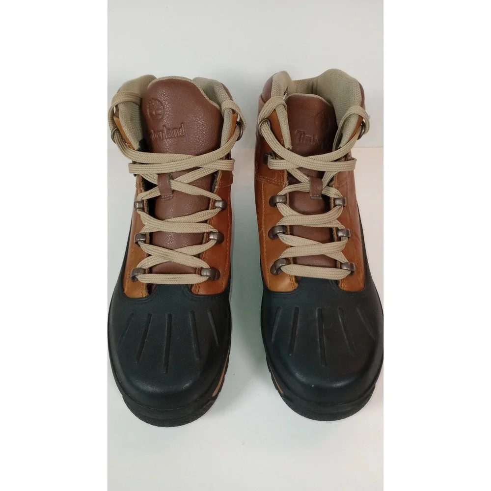 Timberland Youth GS Euro Hiker Shell Toe Duck Boots Tan Brown A1LTT US 6M